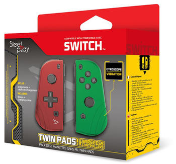 Steelplay Nintendo Switch Twin Pads rot/grün