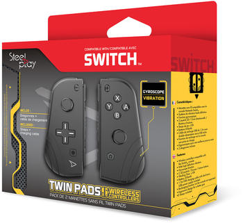 Steelplay Nintendo Switch Twin Pads schwarz