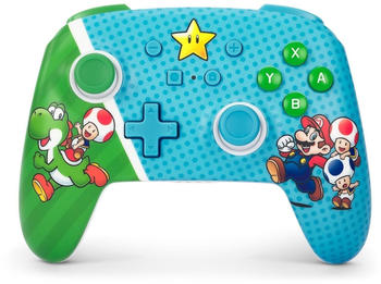 PowerA Nintendo Switch Enhanced Wireless Controller (Super Mario - Super Star Friends)