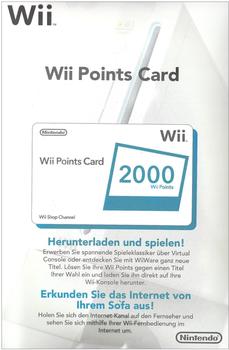 Nintendo Wii/DSi Pointscard 2000