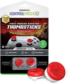 KontrolFreek Xbox Series X|S/Xbox One First Person Shooter Performance Thumbsticks Inferno Edition Red