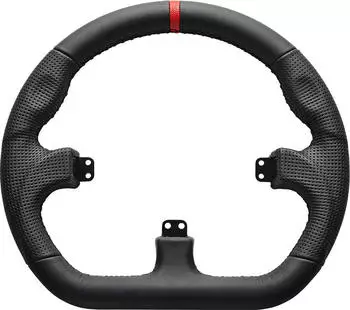 Asetek SimSports GT Cloed D Black Leather Rim