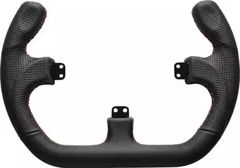 Asetek SimSports GT Open D Black Leather Rim