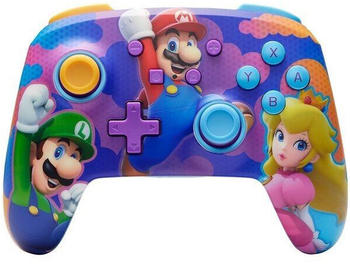 PowerA Nintendo Switch Enhanced Wireless Controller (Super Mario - Color Splash Heroes)