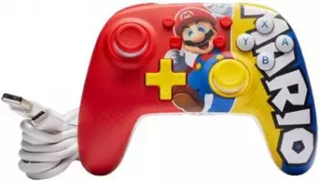 PowerA Nintendo Switch Enhanced Wireless Controller (Super Mario - Mario Victory)