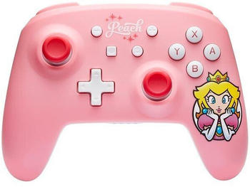 PowerA Nintendo Switch Enhanced Wireless Controller (Super Mario - Princess Peach Pink)