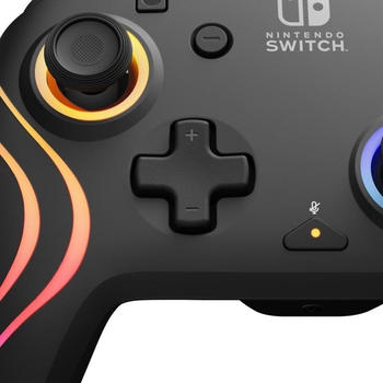 PDP Nintendo Switch Afterglow Wave Black Wired Controller – Multimediafunktionen erweitern den Einsatzbereich