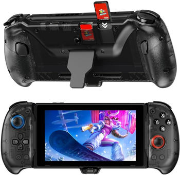 NexiGo Nintendo Switch Hall Effect Gripcon mit St&auml;nder und HDMI-Ausgang