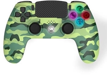 Freaks and Geeks Wireless Controller LED Green Camo
