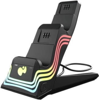 PDP Xbox Series X|S Afterglow Wave Dual Charger schwarz