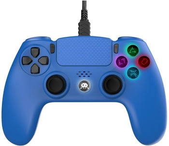 Freaks & Geeks PS4 Wired Controller blau