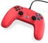 Freaks & Geeks PS4 Wired Controller rot