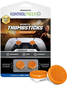 KontrolFreek PS5/PS4 Performance Thumbsticks weiß/orange