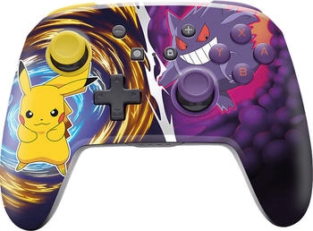 PowerA Nintendo Switch Enhanced Wireless Controller (Pok&eacute;mon: Pikachu vs. Gengar)