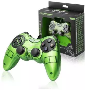 Esperanza Fighter USB Gamepad grün