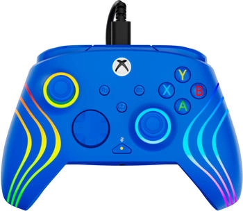 Turtle Beach Xbox Series X|S Afterglow Wave Wired RGB Gaming Controller blau