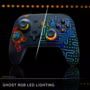 PowerA Nintendo Switch Enhanced Wireless Controller with Lumectra (Pac-Man Neon Arcade) – PowerA Enhanced Wireless Controller mit Pac-Man Design für Nintendo Switch