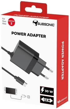 Subsonic Nintendo Switch 2 Power Adapter