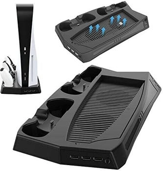 Freaks & Geeks Charging stand with cooling fan for PS5 (PlayStation 5)
