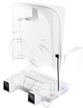 Oniverse Nexus 5 Cooling and charging stand - White (PS5/ PS5 Slim) - Miscellaneous Zubehör für Spielkonsole - Sony PlayStation 5