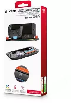 Nacon Nintendo Switch 2 Dock'n Store RGB Charging Stand