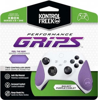 KontrolFreek Performance Grips Performance-Griffe für Xbox One und Xbox-Series X Controller Galaxy Lila