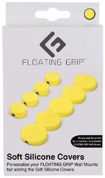 Floating Grip Soft Silicon Covers by to cover Wall Mounts Yellow (Electronic Games)