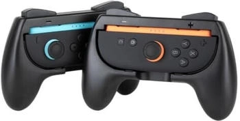 Konix Paar Halterungen für Joy-Con-Controller der Nintendo Switch 2 Klassisches Controller-Design Schwarz