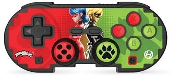 Hyperkin Controller Miraculous Wireless bug&cat (Switch Lite, Switch OLED, Switch), Gaming Controller, Rot, Grün