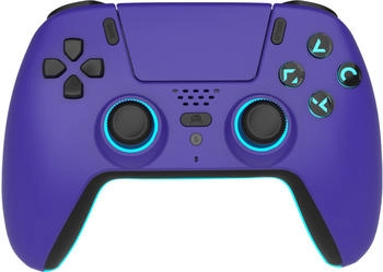 Freaks & Geeks PS5 Wireless Bluetooth Controller LED Purple