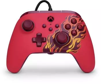 PowerA Advantage Wired Controller for Xbox Series X|S - Red Blaze