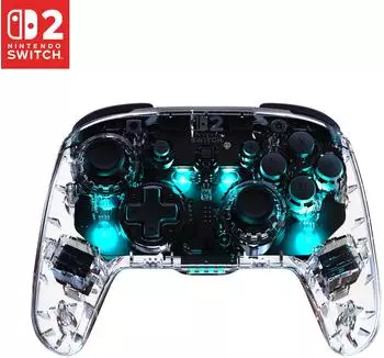 Turtle Beach Nintendo Switch 2 Afterglow Wireless Controller - Transparent