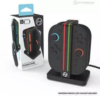 Hyperkin Power Spire Joy-Con Charging Dock for Nintendo Switch 2 (Black)