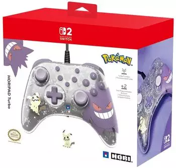 Hori Nintendo Switch 2 Horipad Turbo - Pok&eacute;mon: Gengar & Mimikyu