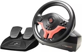 Subsonic Superdrive SV250-S Lenkrad Switch 2 / Switch Racing Wheel. 180° Drehung, mit Pedalen und Schaltwippen Red Edition