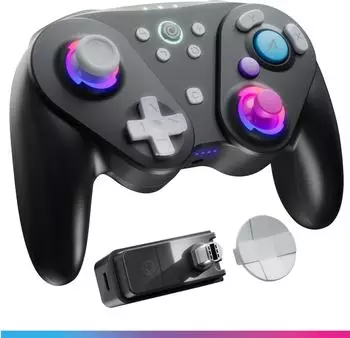 Oniverse Foenix Wireless Controller, black, Switch / Switch 2 (Android, iOS, PC, Switch, Switch 2, Switch Lite, Switch OLED, Wii), Gaming Controller, Schwarz