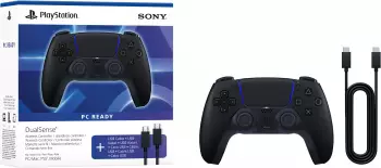 Sony DualSense Wireless Controller Midnight Black PC ready – DualSense Wireless Controller – Plattformübergreifende Steuerung für PS5 und PC