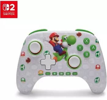 PowerA Nintendo Switch 2 Advantage Wireless Controller Super Mario: Mario & Yoshi
