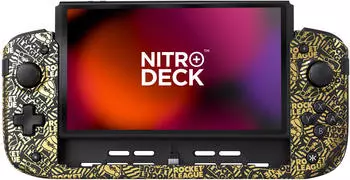 CRKD Nitro Deck+ True Collection System - Rocket League: Gold Edition – CRKD Nitro Deck+ Rocket League Gold Edition – präzises Gaming Zubehör für Nintendo Switch