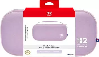 Hori Nintendo Switch 2 Slim Tough Pouch lavendel