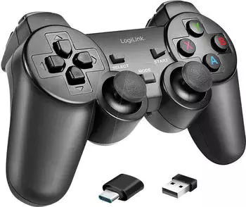 LogiLink Pr&uuml;fen (Android, PC), Gaming Controller, Schwarz