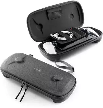 Spigen Klasden Tasche Kompatibel mit PlayStation Portal Remote Player Pouch zwei Trageoptionen und Handschlaufe Anthrazitgrau