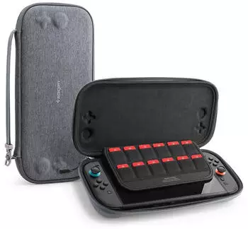 Spigen H&uuml;lle f&uuml;r Nintendo Switch 2 Klasden 2 Pouch Grau
