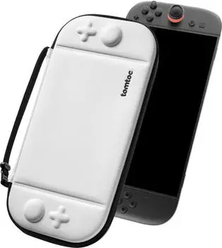 tomtoc Nintendo Switch 2 Slim Case FancyCase-G05 White