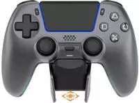 Deltaco Controller inkl. Ladestation Wireless steelgray PS5 - Maus - Bluetooth