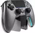 Deltaco Metallic Spray-Painted PS5 Wireless Controller with Charging Dock Grey