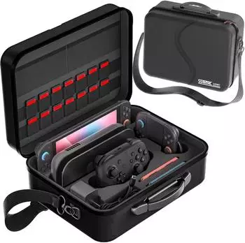 Wigento Für Nintendo Switch 2 Multifunktionale Aufbewahrungstasche Schwarz Zubehör Drohne