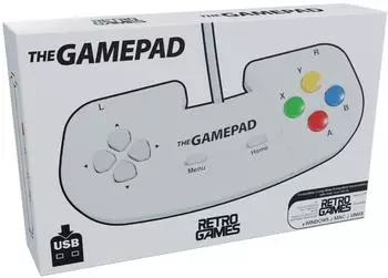 Retro Games THEGAMEPAD White Wired Controller