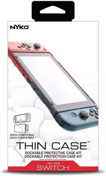 Nyko Nintendo Switch Thin Case Dockable Protective Case Kit