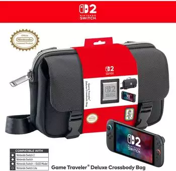 RDS Nintendo Switch 2 Game Traveler Deluxe Crossbody Bag